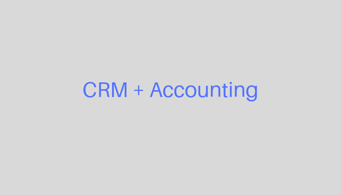 CRM + Accounting